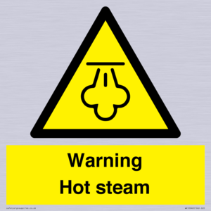 Warning Hot steam